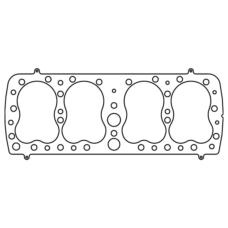 Ford 239 Flathead V8 .098" MLS Cylinder Head Gasket, 3.375" Bore, 24 Stud, 59A
