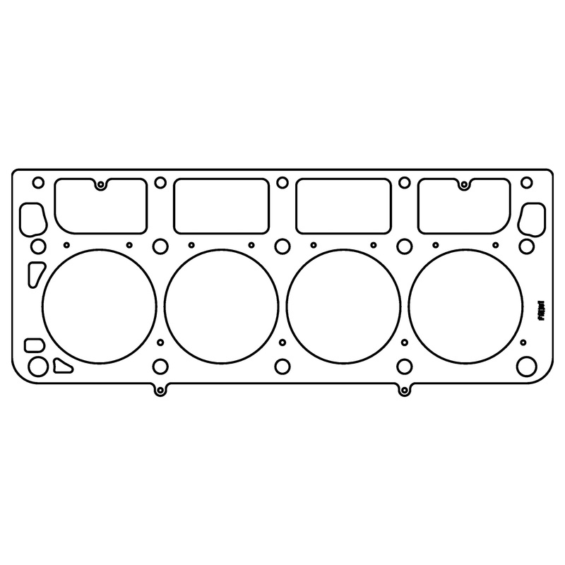 GM LS Gen-3/4 Small Block V8 .051" MLS Cylinder Head Gasket, 4.085" Bore, 1/2" Studs