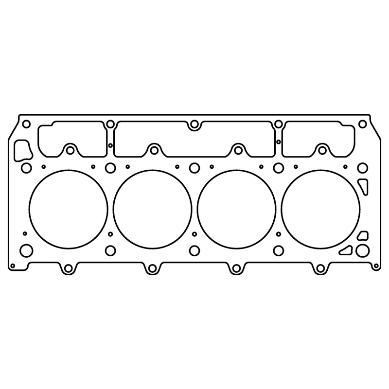 GM LSX Gen-4 Small Block V8 .052" MLX Cylinder Head Gasket, 4.100" Bore, LHS
