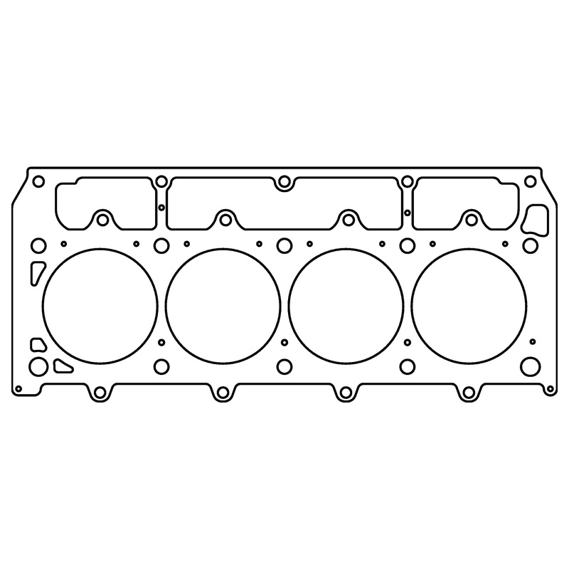 GM LSX Gen-4 Small Block V8 .052" MLX Cylinder Head Gasket, 4.100" Bore, RHS