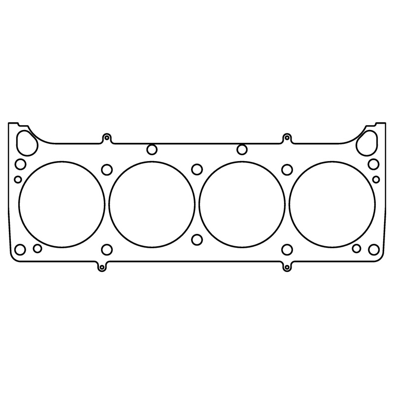 Pontiac 428/455 V8 .051" MLS Cylinder Head Gasket, 4.380" Bore, No Water Holes