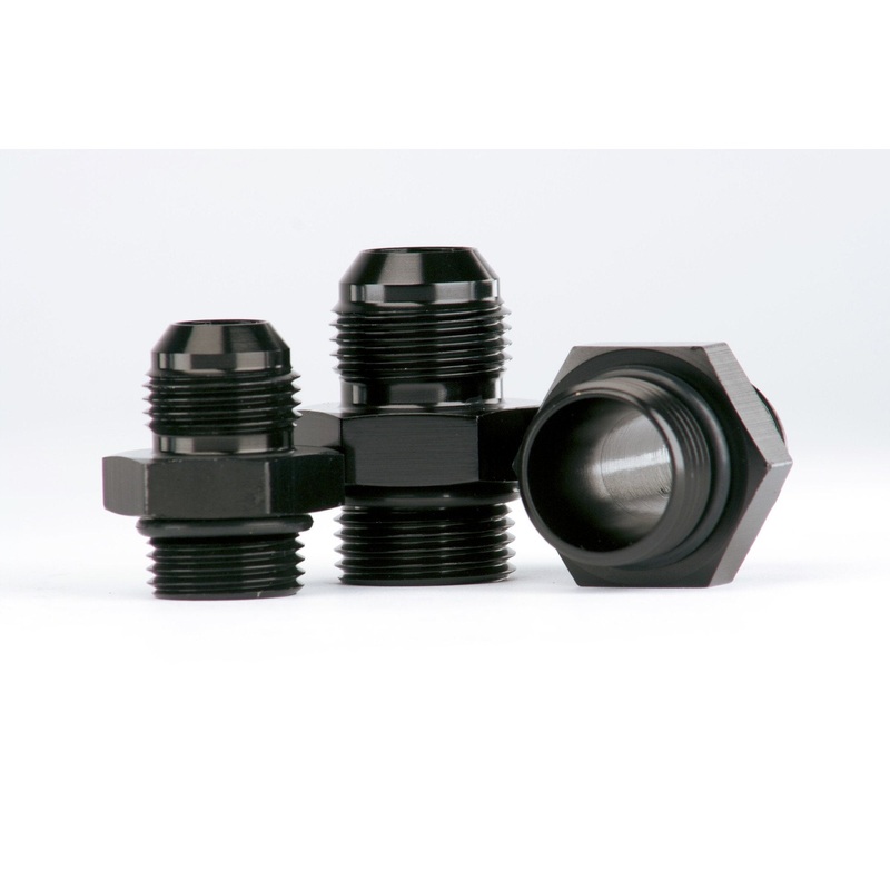 Aeromotive A2000 Pump Fitting Kit (includes (2) -10 AN fittings, (1) -8 AN fitting and O-rings)