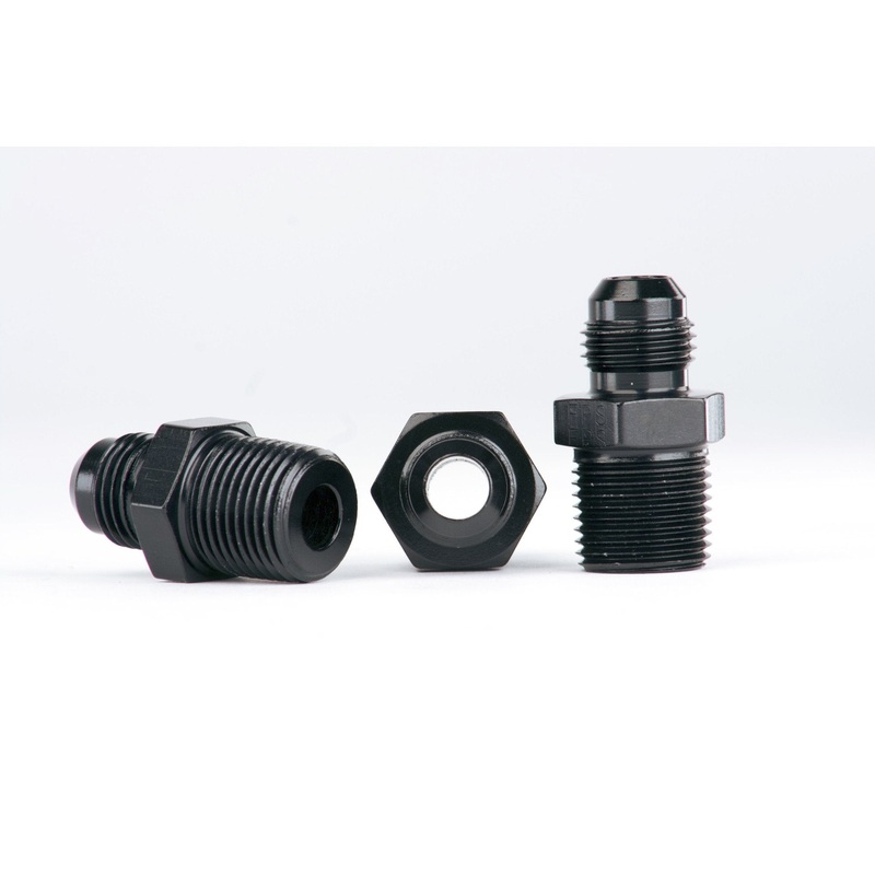 Aeromotive Carb. Regulator 13205 Fitting Kit (Includes (3) 3/8" NPT to AN-06 fittings)