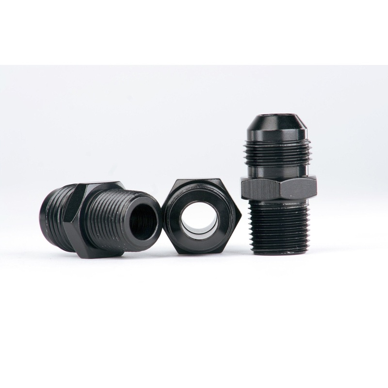 Aeromotive Carb. Regulator 13205 Fitting Kit (Includes (3) 3/8" NPT to AN-08 fittings)