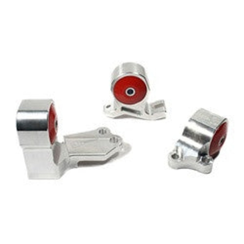 Innovative 88-91 Civic/CRX 60A Red Billet Conversion Mount Kit for B Series Engines with Hydraulic Transmission 60A Red