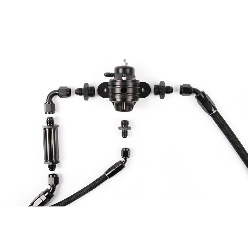 K-Tuned 6AN Center Feed Fuel Line Kit (Used With Inline Filter)
