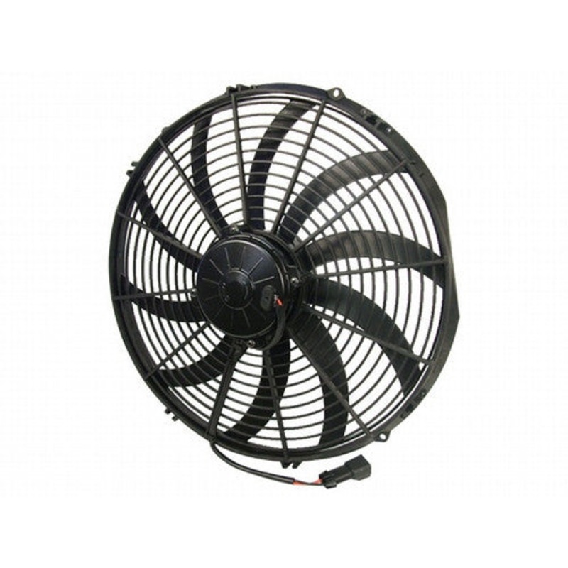 Spal 13" Curved Blade High Performance Fan / 12V Puller Spal 13" Curved Blade High Performance Fan 12V Puller