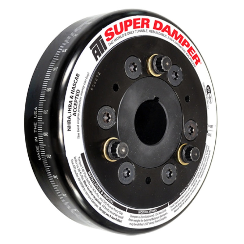 ATI Damper - 6.325in - Steel - Chevy SB / 90 Deg V6 - 409 - Pont 4Cyl - 3 Ring - 1Pc