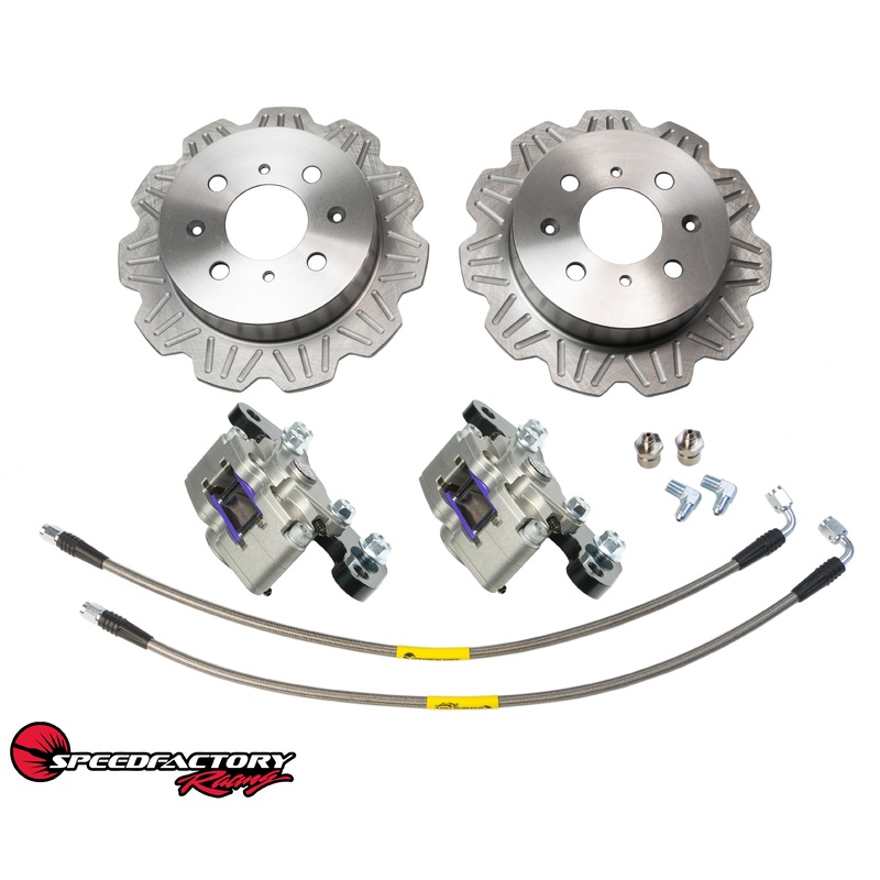 SpeedFactory Racing AWD / FWD Lightweight Rear Staging Brakes Kit