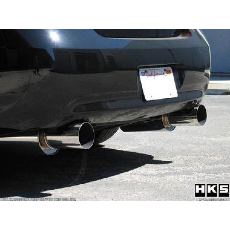 HKS 09-13 G37 Sedan Hi-Power Rear Muffler (SUS304 NO COATING)