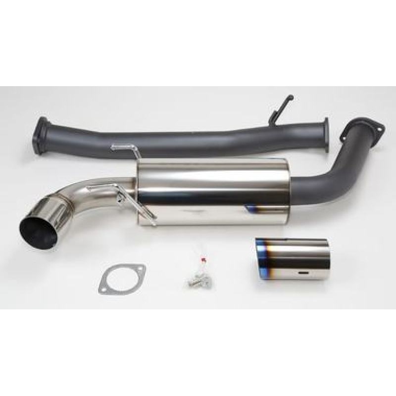 HKS RX8 75mm Single Ti-Tip Hi Power Cat-back Exhaust (SUS304 NO COATING)