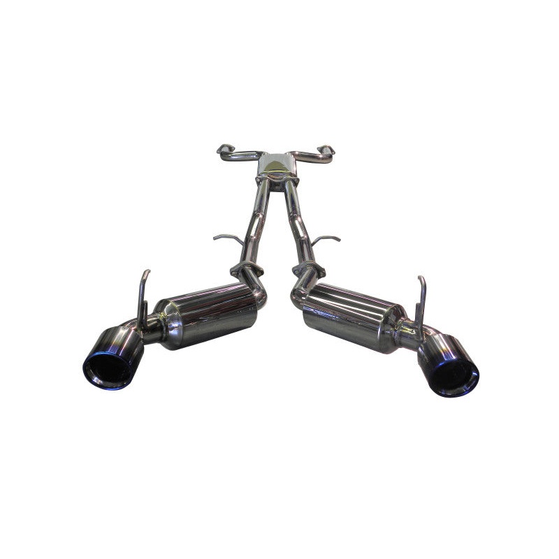 Injen 09-20 Nissan 370Z Dual 60mm SS Cat-Back Exhaust w/ Built In Resonated X-Pipe