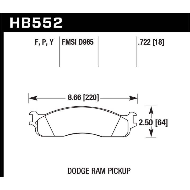 Hawk Super Duty Street Front Brake Pads