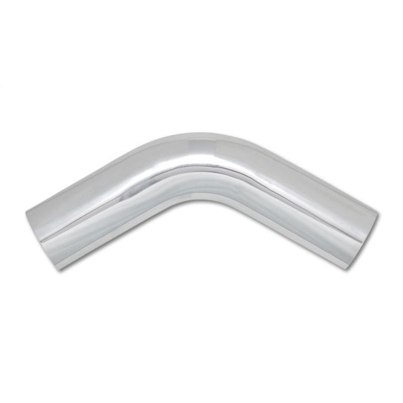 Vibrant 3.5in O.D. Universal Aluminum Tubing (60 degree Bend) - Polished